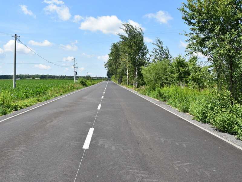 Zdjęcie przedstawia drogę asfaltową