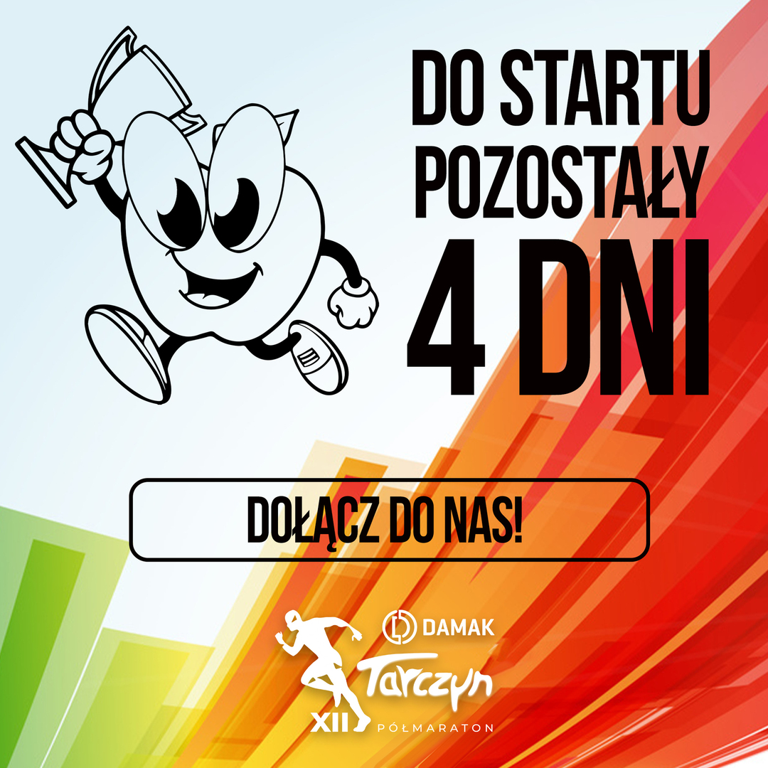 Baner reklamujący Tarczyński Półmaraton