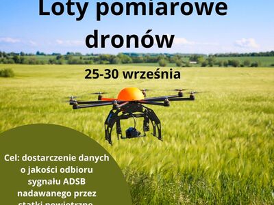 loty pomiarowe dronów