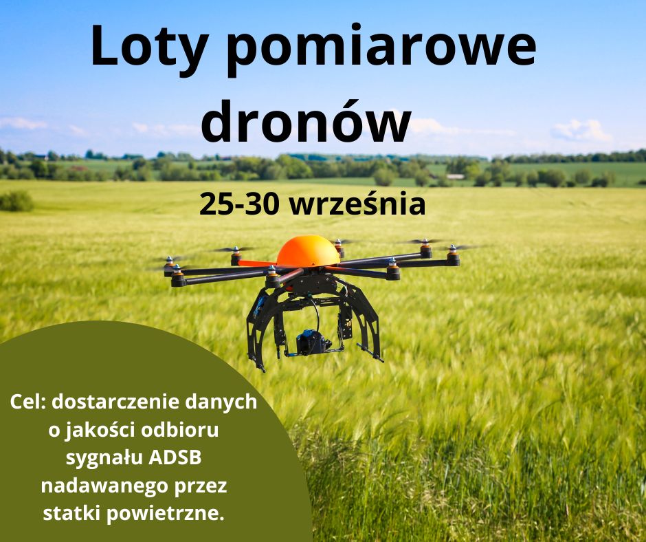 loty pomiarowe dronów
