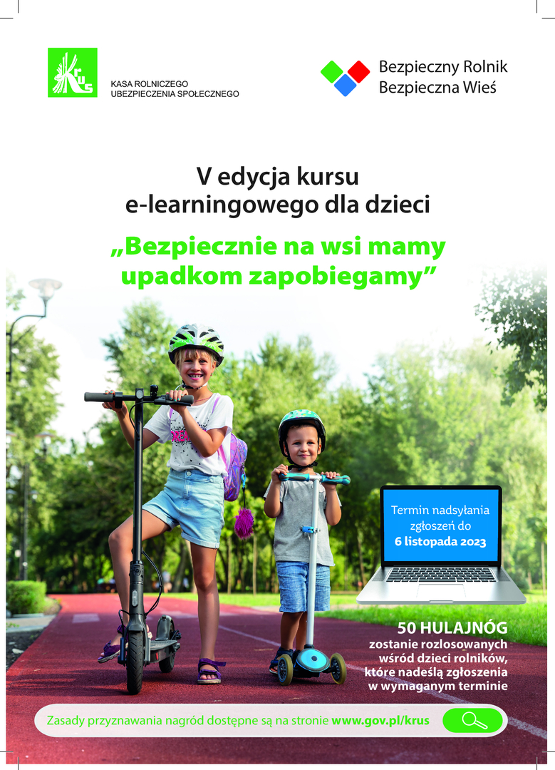 plakat promujący kurs krus