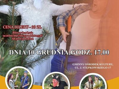 Plakat spektaklu Diabli wzięli