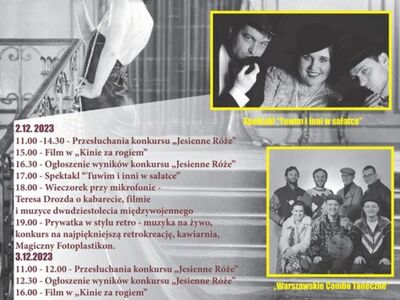 plakat Jesienne Róże