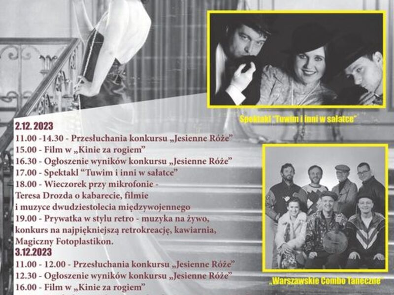 plakat Jesienne Róże
