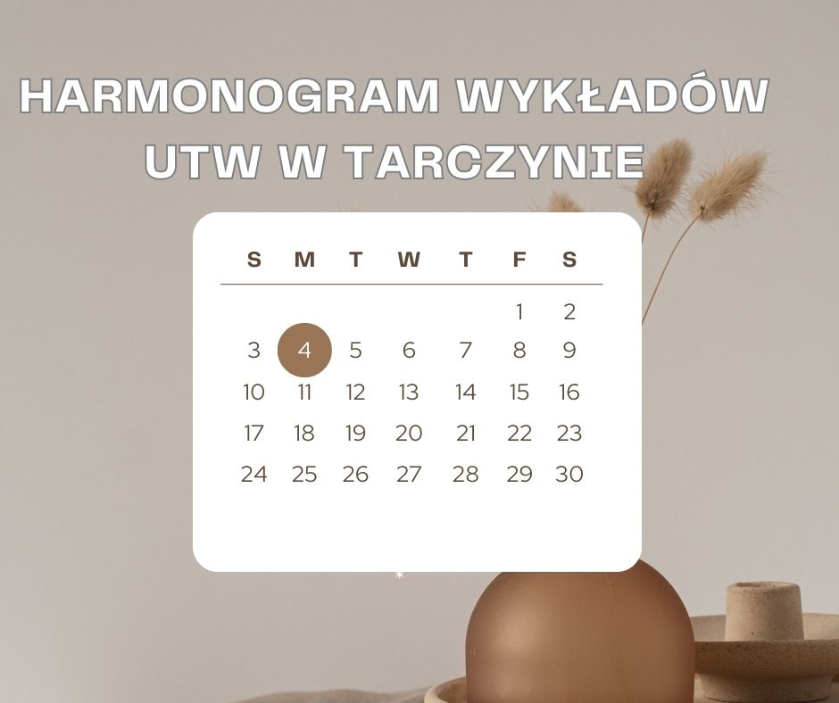 Harmonogram UTW w Tarczynie