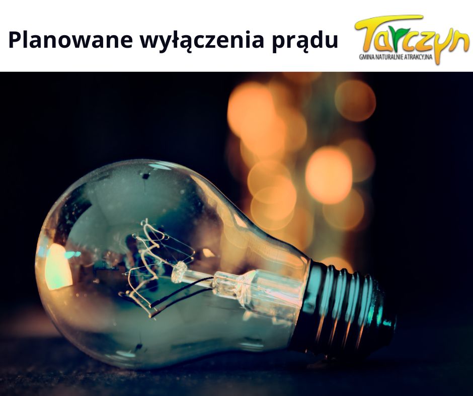 Baner planowane wyłączenia prądu
