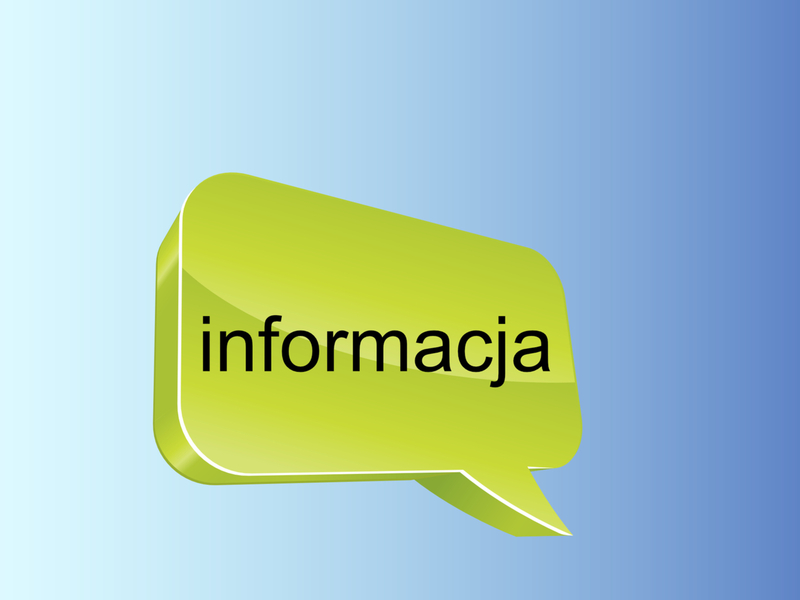 Baner informacja