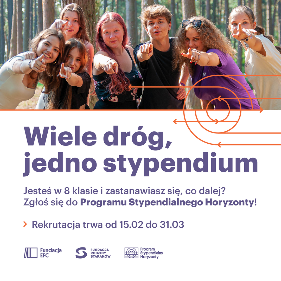 Baner reklamujący stypendia