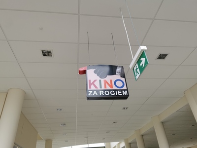 Baner kina rogiem