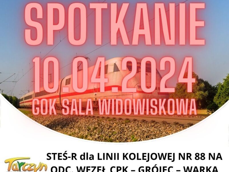 Zaproszenie na spotkanie GOK Tarczyn