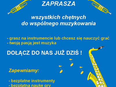 Plakat Tarczyńska Orkiestra Dęta