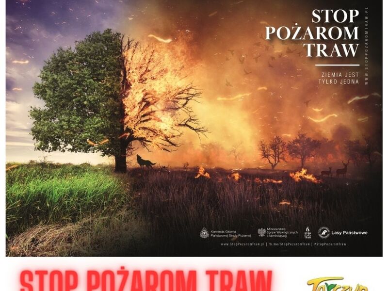 stop pożarom traw