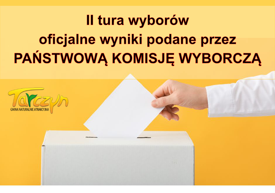 Baner przedstawiający urnę wyborczą