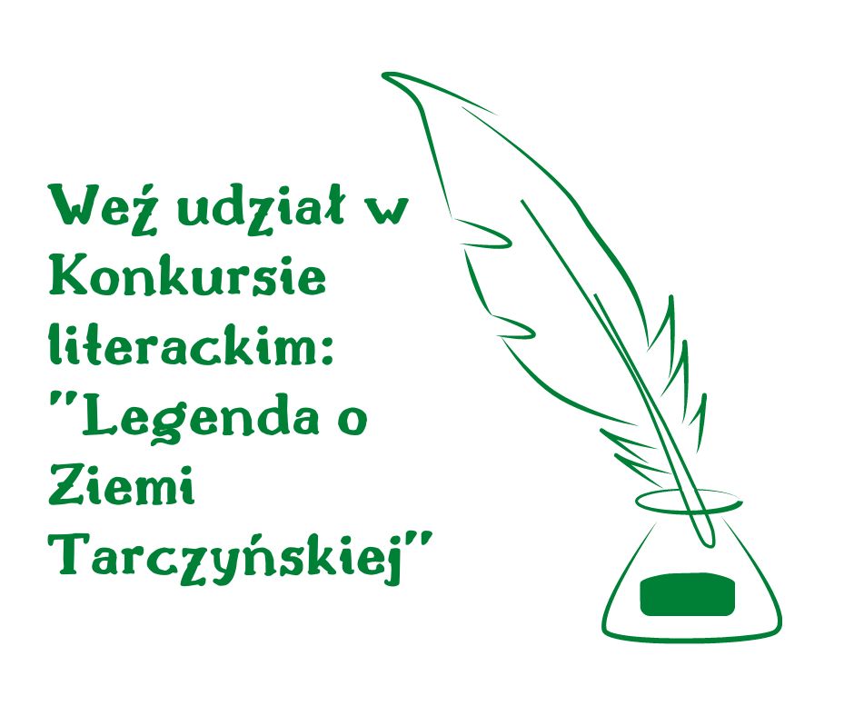 Zdjęcie przedstawia zielone pióro i kałamarz na białym tle