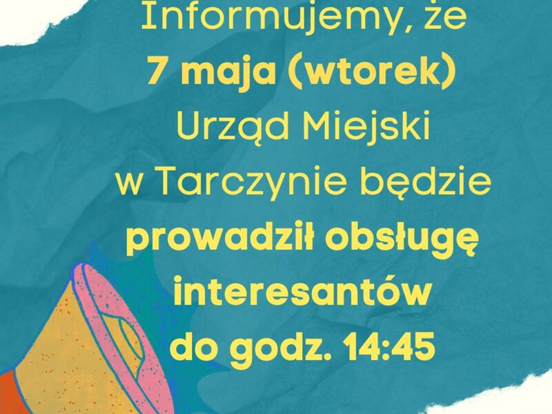 Baner obsługa interesantów