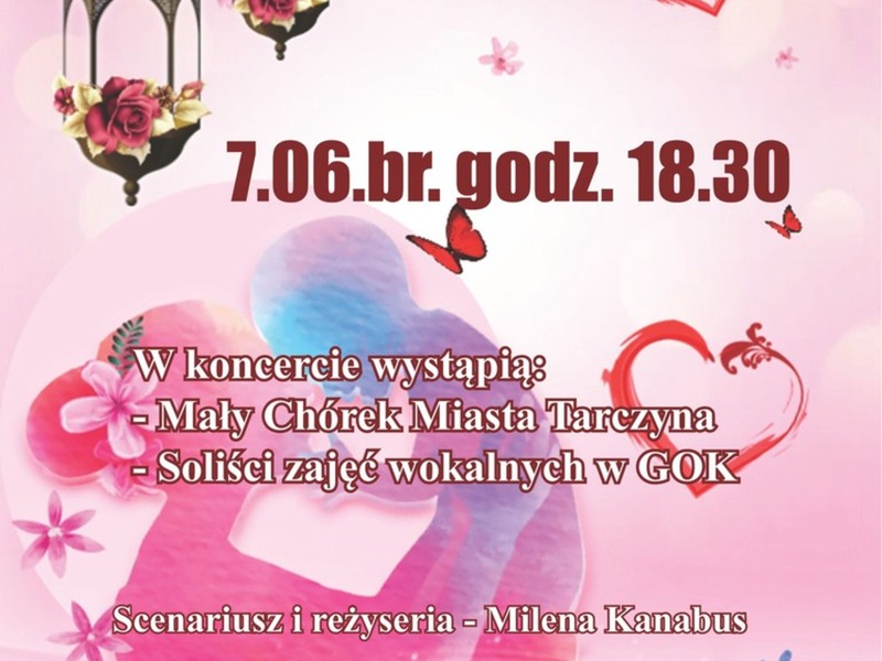 Zaproszenie na koncert Marzenie mam