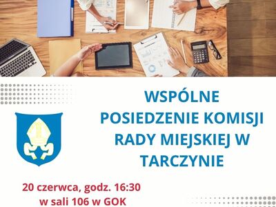 Wspólne posiedzenie komisji Rady Miejskiej w Tarczyn