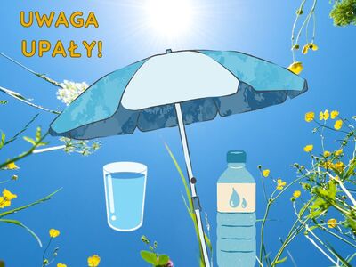 Baner uwaga upały