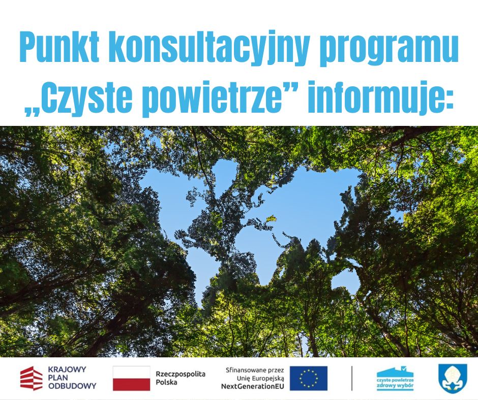 czyste powietrze informuje