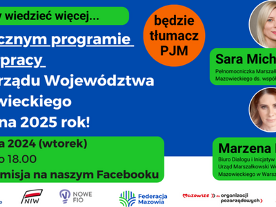 Program współpracy z organizacjami pozarządowymi  