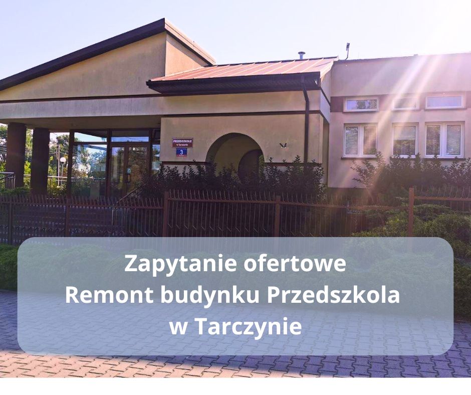 Zapytanie ofertowe przedszkole
