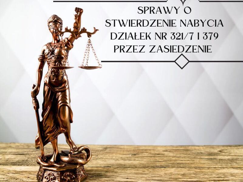 sprawa o nabycie działek