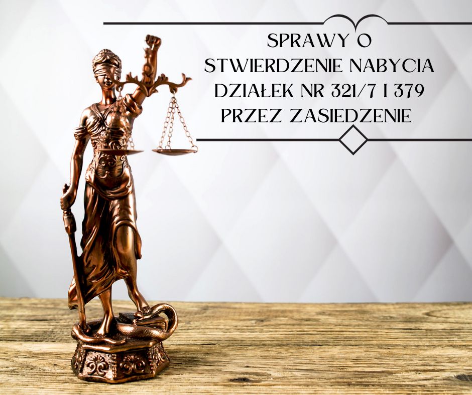 sprawa o nabycie działek