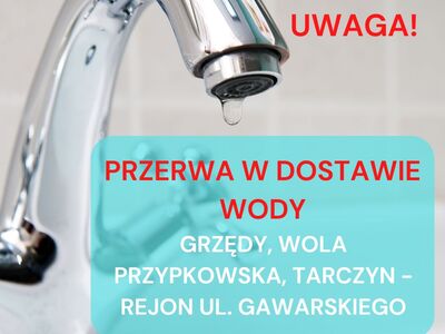 Przerwa w dostawie wody