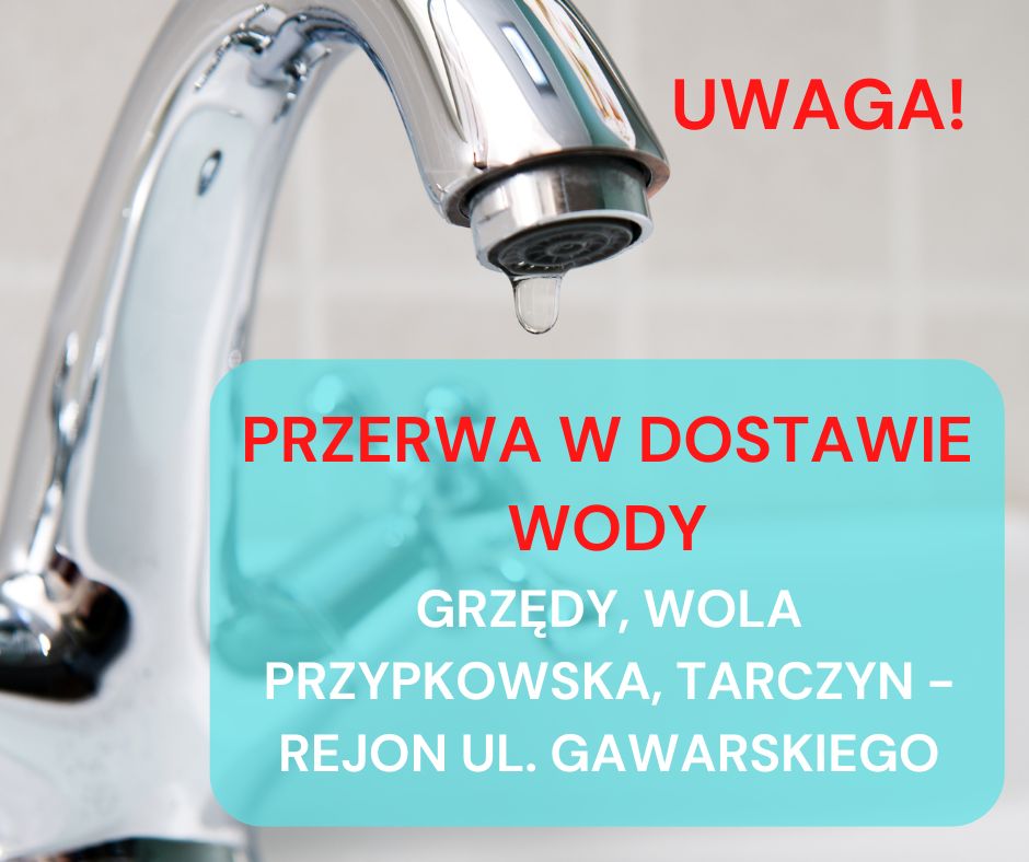 Przerwa w dostawie wody