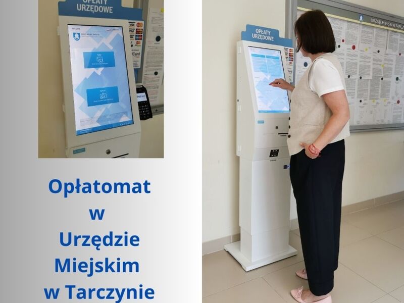 Opłatomat w Urzędzie Miejskim w Tarczynie