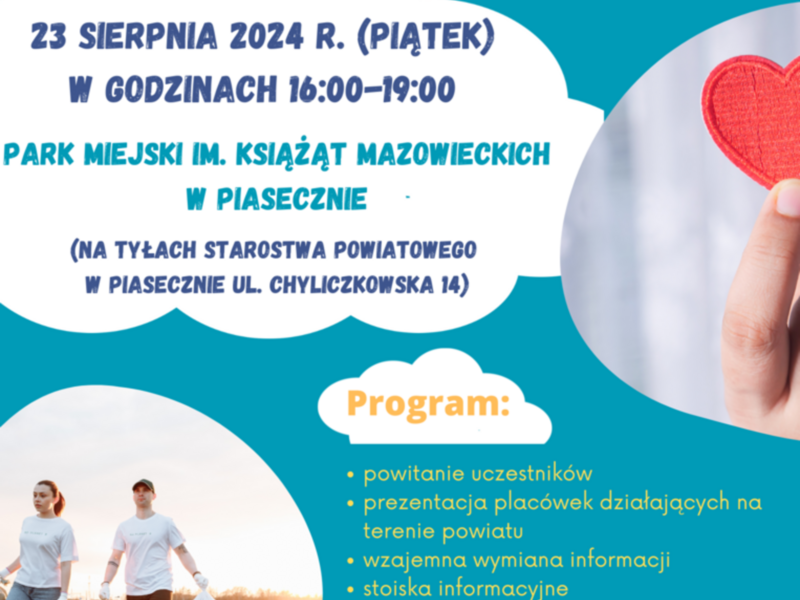 plakat reklamujący piknik wolątariacki