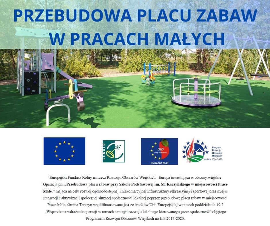 plac zabaw prace małe