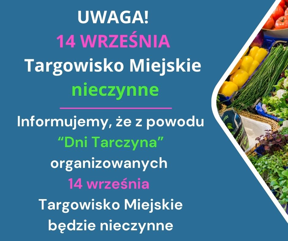 Targowisko miejskie nieczynne