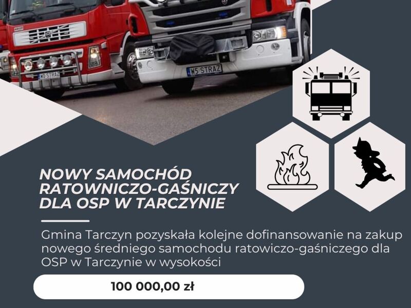 Dofinansowanie OSP Tarczyn