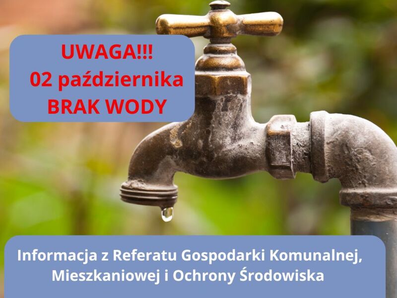 brak wody
