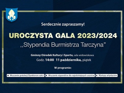 Stypendia Burmistrza Tarczyna