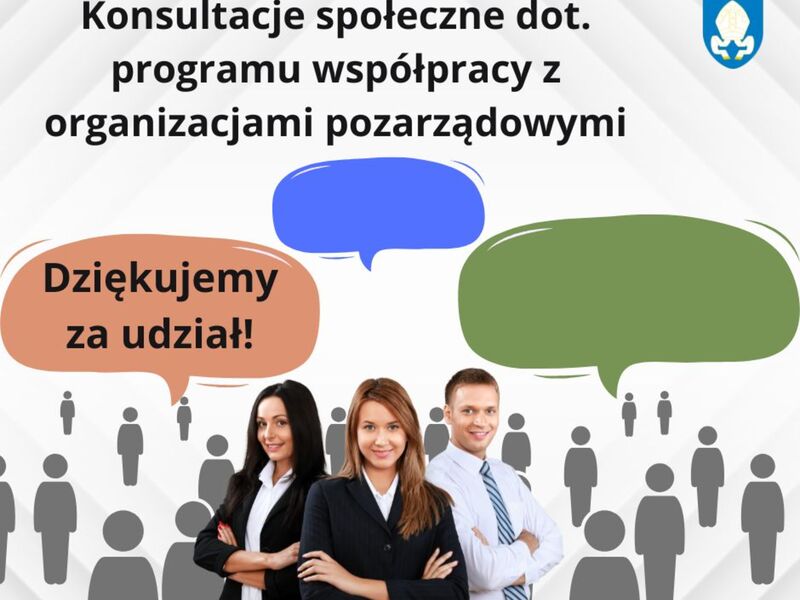 konsultacje społeczne - dziękujemy za udział