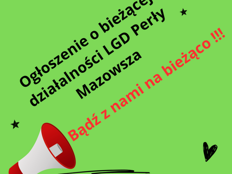 Ogłoszenie o bieżącej działalności