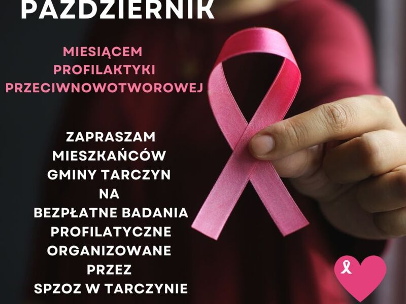 październik miesiącem profilaktyki