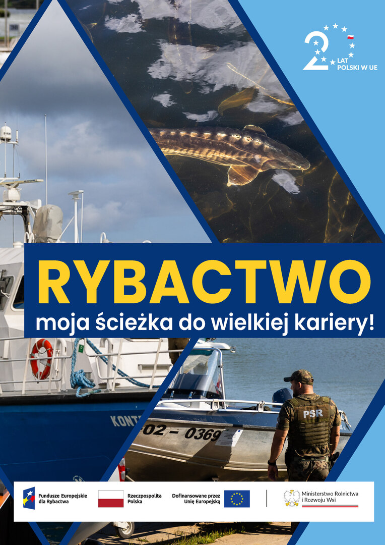 plakat Rybactwo - moja ścieżka do wielkiej kariery