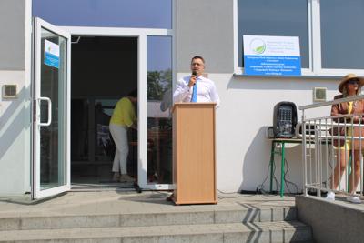 Powitanie przybyłych gości przez  Pana Jarosława Goschorskiego - Wójta Gminy Lipowiec Kościelny