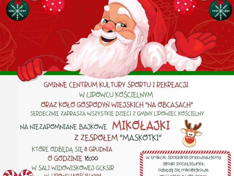 Zaproszenie na MIKOŁĄJKI