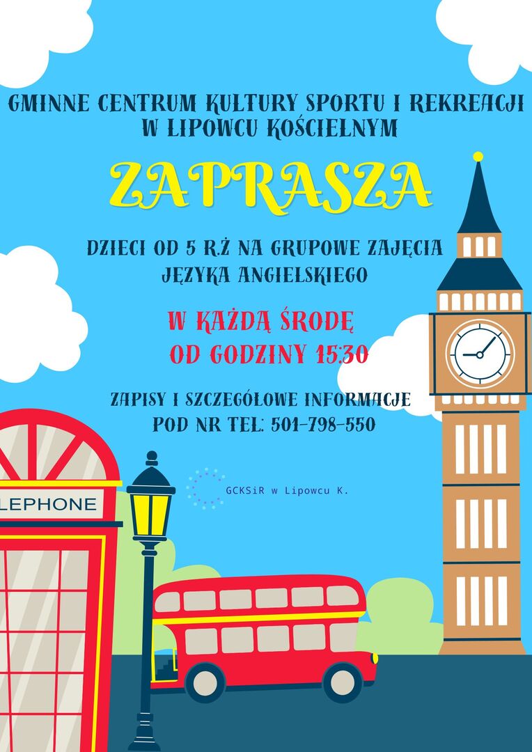 Zajęcia języka angielskiego