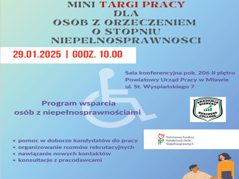 mini targi pracy mława