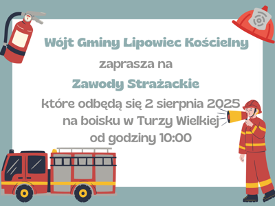 Zaproszenie na zawody strażackie