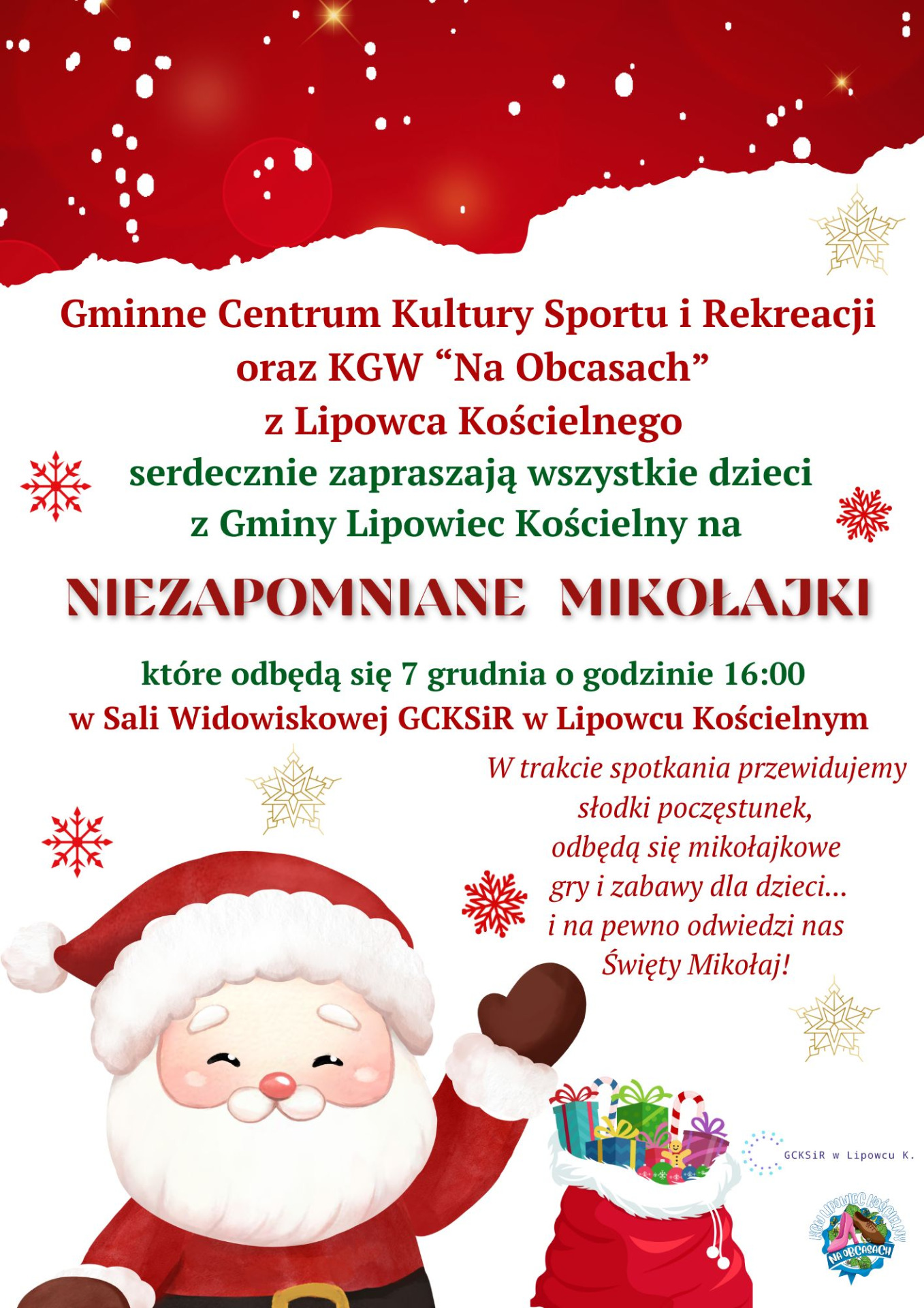 Zaproszenie na Mikołajki