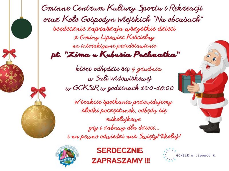 Zaproszenie na Mikołajki