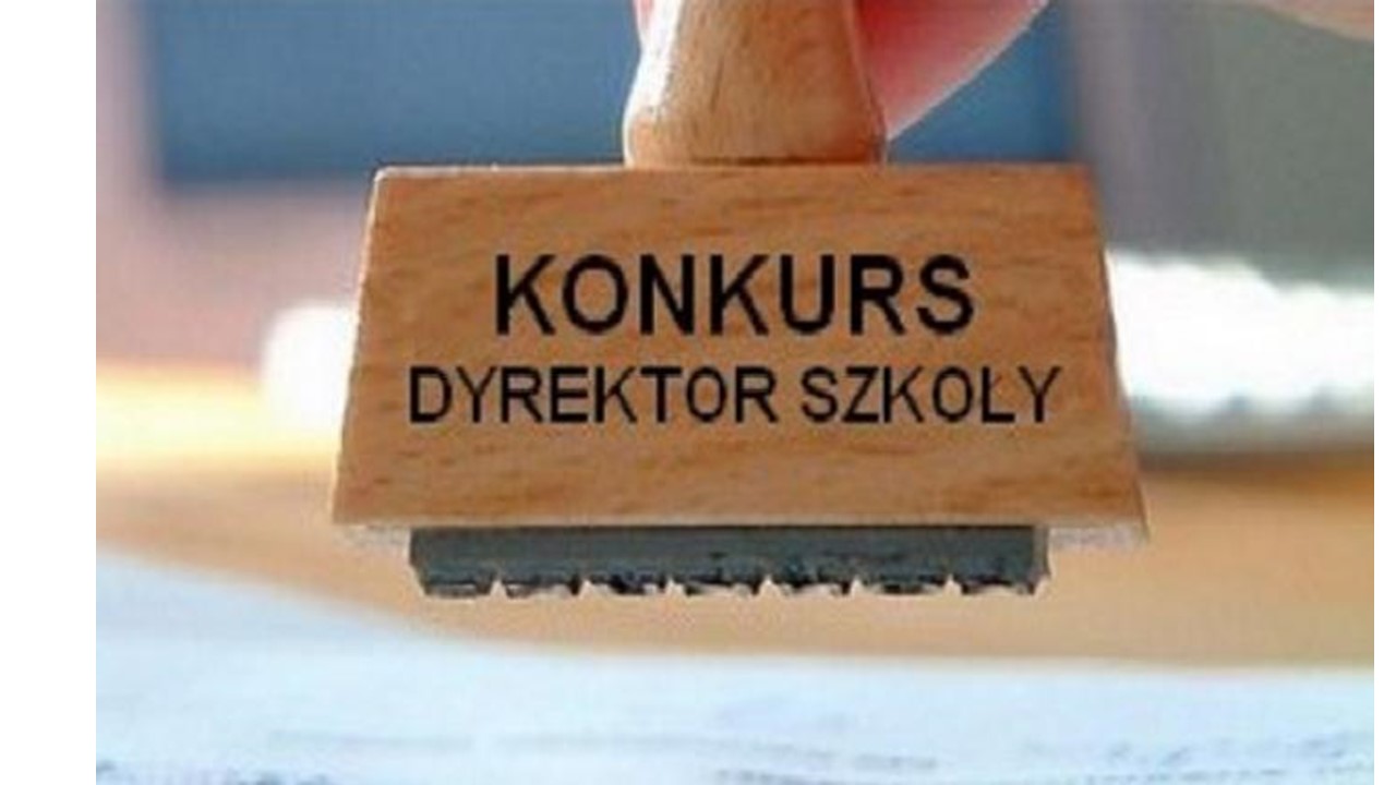 Konkurs dyrektor szkoły