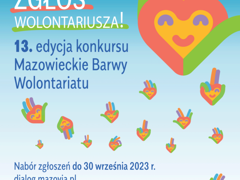 Konkurs Mazowieckie Barwy Wolontariatu