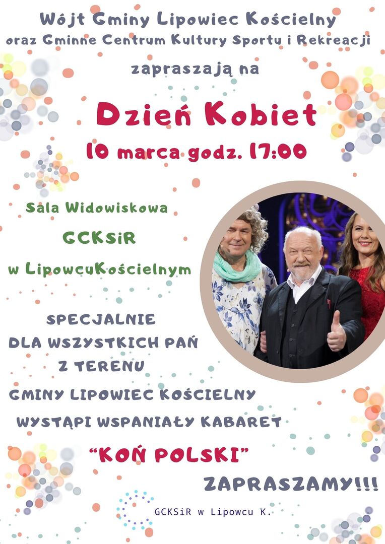 Zaproszenie na Dzień Kobiet 2024r. 